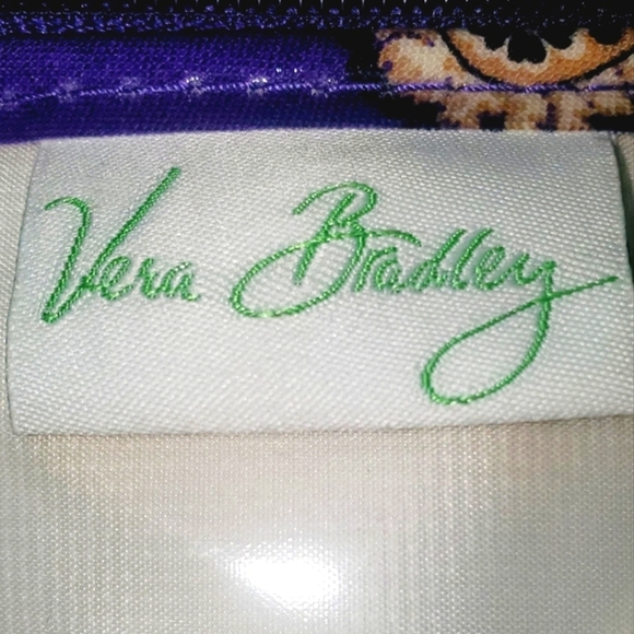 VERA BRADLEY Purple/Tan Paisley Print Insulated Food Storage/ Lunch Box/… - Picture 8 of 8
